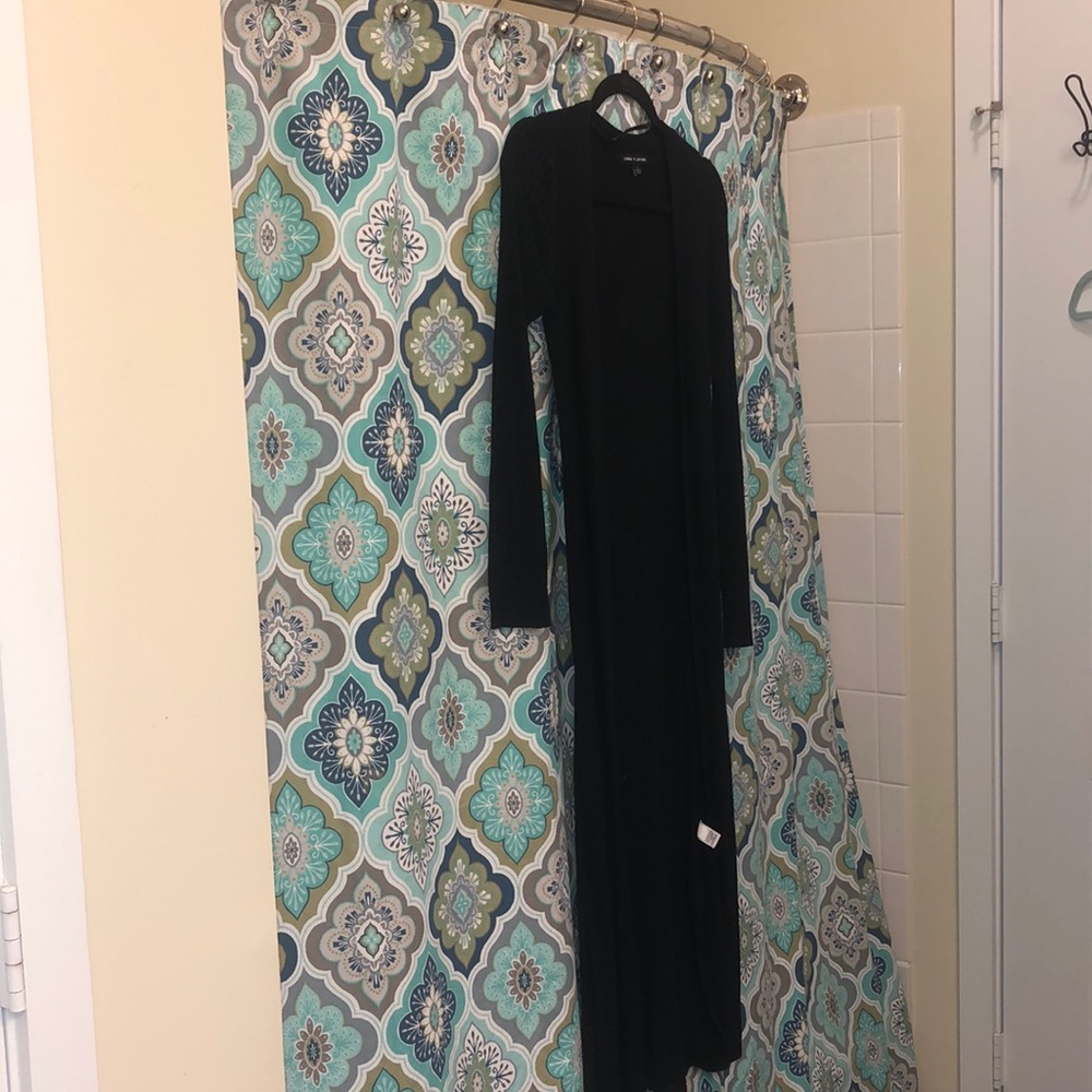 Black long duster!